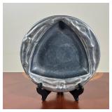 CARROL BOYES PEWTER BOWL WITH FIGURAL RIM