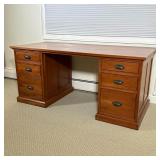 RESTORATION HARDWARE / MICHAELS FURNITURE CO. CHERRY EXECUTIVE DESK