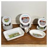 (26pc) VILLEROY & BOCH DESIGN NAÏF PORCELAIN DINNERWARE
