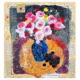 ALEXANDER & WISSOTZK EVENING BOUQUET HAND-SIGNED NUMBERED SERIGRAPH | Evening Bouquet Hand-signed an
