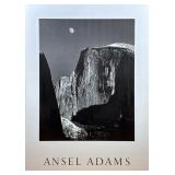 ANSEL ADAMS "MONOLITH, THE FACE OF HALF DOME" POSTER | Framed poster reproduction of Ansel Adams