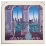 THOMAS MCKNIGHT (AMERICAN, B. 1941) OFFSET LITHOGRAPH | sight h. 7 x w. 7.5 in. Framed under glass i