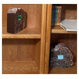 (2pc) Petrified Wood Bookends | From the Petrified Forest National Park in Arizona. Pieces are smoot
