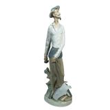 #25 LLADRO DON QUIXOTE PORCELAIN FIGURINE | Glazed porcelain standing figure depicting Don Quixote w