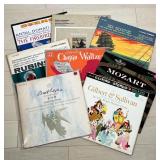 #55 (8pc) ASSORTED CLASSICAL VINYL LP RECORDS INCLUDING BEETHOVEN, STRAUSS, RUBINSTEIN, MOZART | Ass