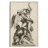 SIMON THOMASSIN (FRENCH, 1655-1723) ETCHING LE TEMPS, ET L