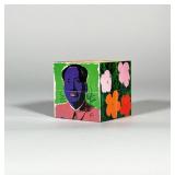 ANDY WARHOL FOUNDATION MAGIC CUBE PUZZLE, CIRCA 2001 | Limited edition cube puzzle printed with colo