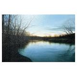 CONTEMPORARY (21ST CENTURY) GICLEE PRINT, POND AT TWILIGHT | Pond at Twilight Giclée print on canvas