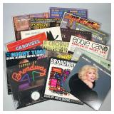 (17pc) LOT OF BROADWAY & SOUNDTRACK VINYL RECORD ALBUMS INCLUDING MY FAIR LADY, PORGY AND BESS, CARO