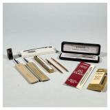 ASSORTED PARKER AND CROSS BALLPOINT PENS, REFILLS AND CASES | Lot of assorted Parker and Cross writi