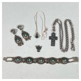 Assorted Lot Of Sterling Silver Jewelry