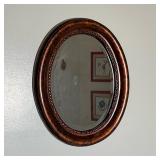 SMALL OVAL BEVELED MIRROR | h. 20 x w. 16 in