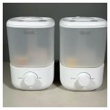 (2pc) LEVOIT (PAIR) WHITE ULTRASONIC COOL MIST HUMIDIFIERS | Pair of Levoit branded small white ultr