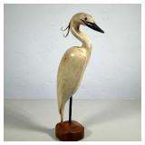KEVIN KERRIGAN (AMERICAN, 21ST CENTURY) SCULPTURE | untitled (Crane) Carved wood with metal and glas