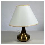 VINTAGE FOG & MORUP DANISH MODERN BRASS TABLE LAMP MODEL E 7188 | This table lamp features a polishe