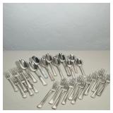 (27pc) Flatware Set | Including 4 small forks, 11 big forks, 3 small spoons, 2 serving forks and 7 s
