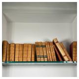 (20pc) COLLECTION OF SEVENTEEN ANTIQUE DANISH BOOKS INCLUDING HENRIK IBSEN AND ADAM OEHLENSCHLÄGER |