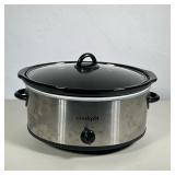 CROCK-POT MODEL SCV700-S-BR STAINLESS STEEL SLOW COOKER | This manual slow cooker features a brushed