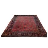 PERSIAN KASHAN HAND-WOVEN WOOL CARPET