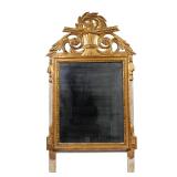19TH CENTURY NEOCLASSICAL PARCEL GILT MIRROR