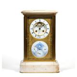 ACHILLE BROCOT (1817-1878) FRENCH PERPETUAL CALENDAR SHELF CLOCK