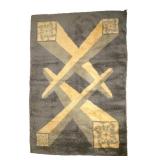 PIERRE CARDIN GEOMETRIC SHAG RUG