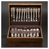 WALLACE GRAND BAROQUE STERLING FLATWARE SERVICE FOR 14