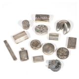 (14PC) STERLING SILVER & OTHER TRINKETS