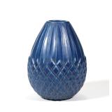 ROYAL COPENHAGEN NILS THORSSON MARSELIS BLUE GLAZED POTTERY VASE
