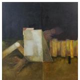 PAULO CHAVES (PORTUGUESE, 1930-2005) OIL ON BOARD