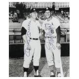 [SIGNED] MICKEY MANTLE & STAN MUSIAL BASEBALL PHOTOGRAPH