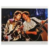 BOB DYLAN & BRUCE SPRINGSTEEN PHOTOGRAPH