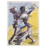 JACQUES LIPCHITZ (LITHUANIAN/AMERICAN, 1891-1972) LITHOGRAPH IN COLORS