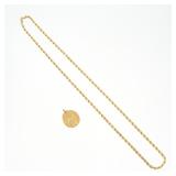 (2PC) 14K GOLD PENDANT & 10K GOLD CHAIN