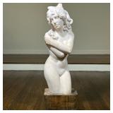 MIKI KACIC (CROATIAN, 1940-2015) MARBLE SCULPTURE | Untitled Marble h. 36 x w. 11.5 in. Signed in th