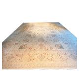STARK CARPET OVERSIZE OUSHAK STYLE WOOL AREA RUG | This hand-knotted wool area rug features an all-o