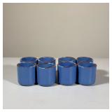 (8pc) DANSK INTERNATIONAL DESIGNS RIO PATTERN CERAMIC VOTIVES OR CUPS, SET OF EIGHT | A set of eight
