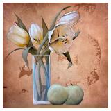 W. NESS (AMERICAN, 21ST CENTURY) GICLEE ON BOARD | Floral Vase Giclée on board h. 19.5 x w. 19.5 in.