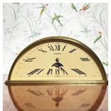 HAMPTON GERMAN QUARTZ MOON PHASE MANTEL CLOCK