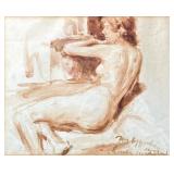 MAX OPPENHEIMER (AUSTRIAN, 1885-1954) WATERCOLOR