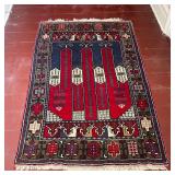 TURKOMAN SAPH MULTI-NICHE PRAYER RUG