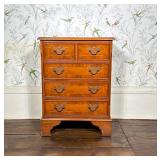 GEORGE III STYLE MINIATURE CHEST OF DRAWERS