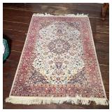 PERSIAN KASHAN STYLE WOOL AREA RUG
