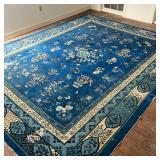 CHINESE ART DECO WOOL PILE AREA RUG