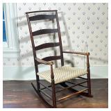 Woven Seat Rocking Chair