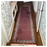 PERSIAN STYLE WOOL RUNNER RUG WITH BOTEH MOTIF