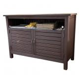 CONTEMPORARY OUTDOOR STORAGE BUFFET CABINET