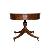 REGENCY STYLE MAHOGANY DRUM TABLE