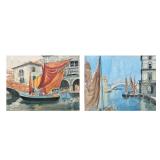 CHARLES CERNY (FRENCH/CZECH, 1913-1985) WATERCOLORS