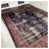 PERSIAN KERMAN HAND-KNOTTED WOOL RUG